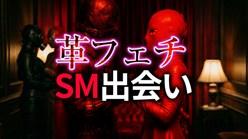革フェチのSM出会い｜レザーで高まる興奮と本格調教の魅力